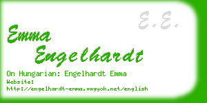 emma engelhardt business card